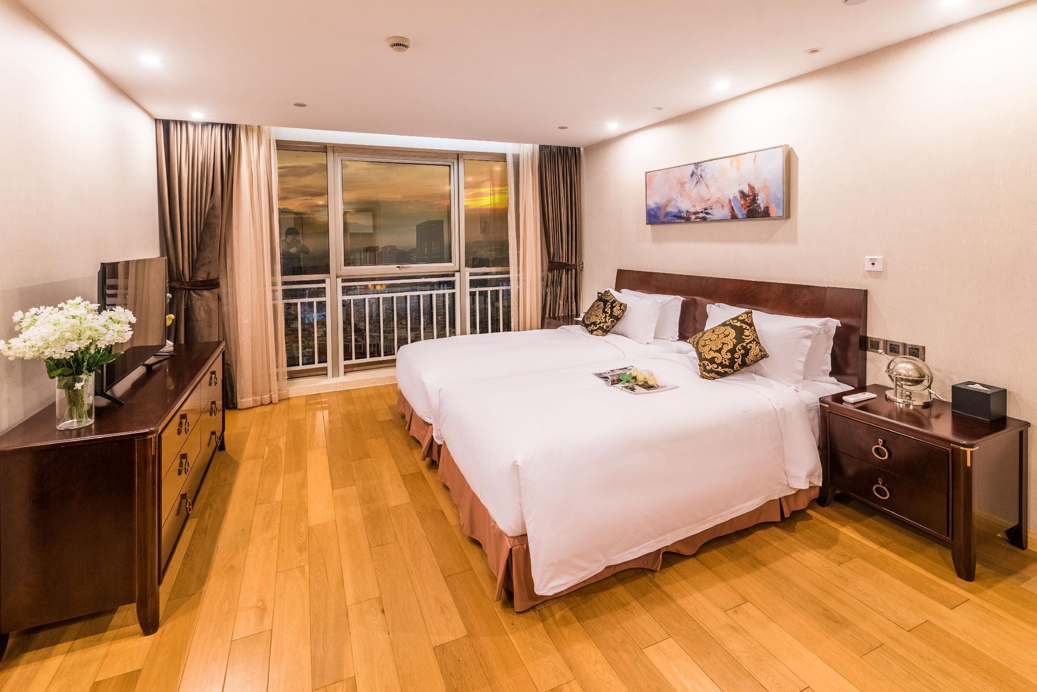 Green Court Residence Jinqiao Diamond Şanghay Dış mekan fotoğraf