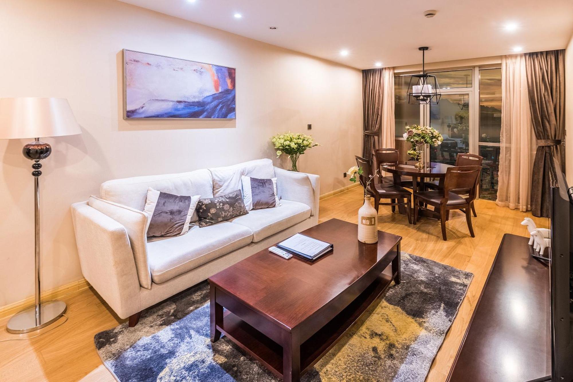 Green Court Residence Jinqiao Diamond Şanghay Dış mekan fotoğraf