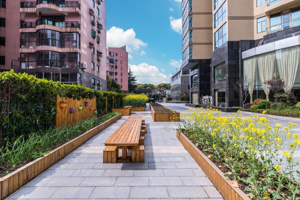 Green Court Residence Jinqiao Diamond Şanghay Dış mekan fotoğraf