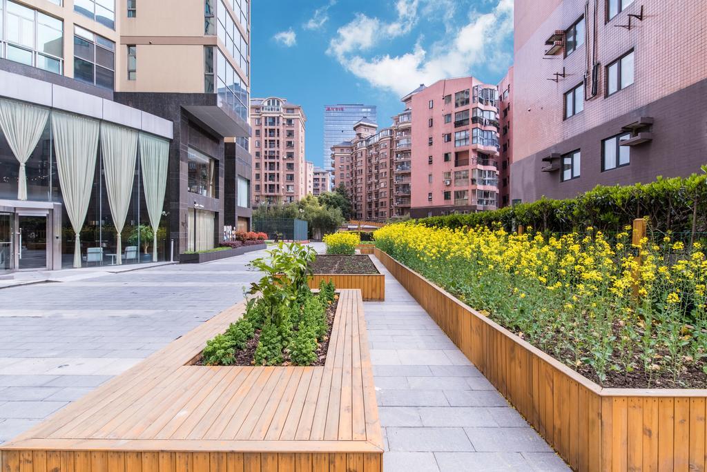 Green Court Residence Jinqiao Diamond Şanghay Dış mekan fotoğraf