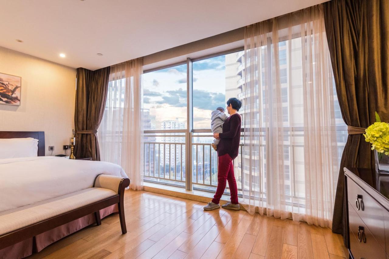 Green Court Residence Jinqiao Diamond Şanghay Dış mekan fotoğraf