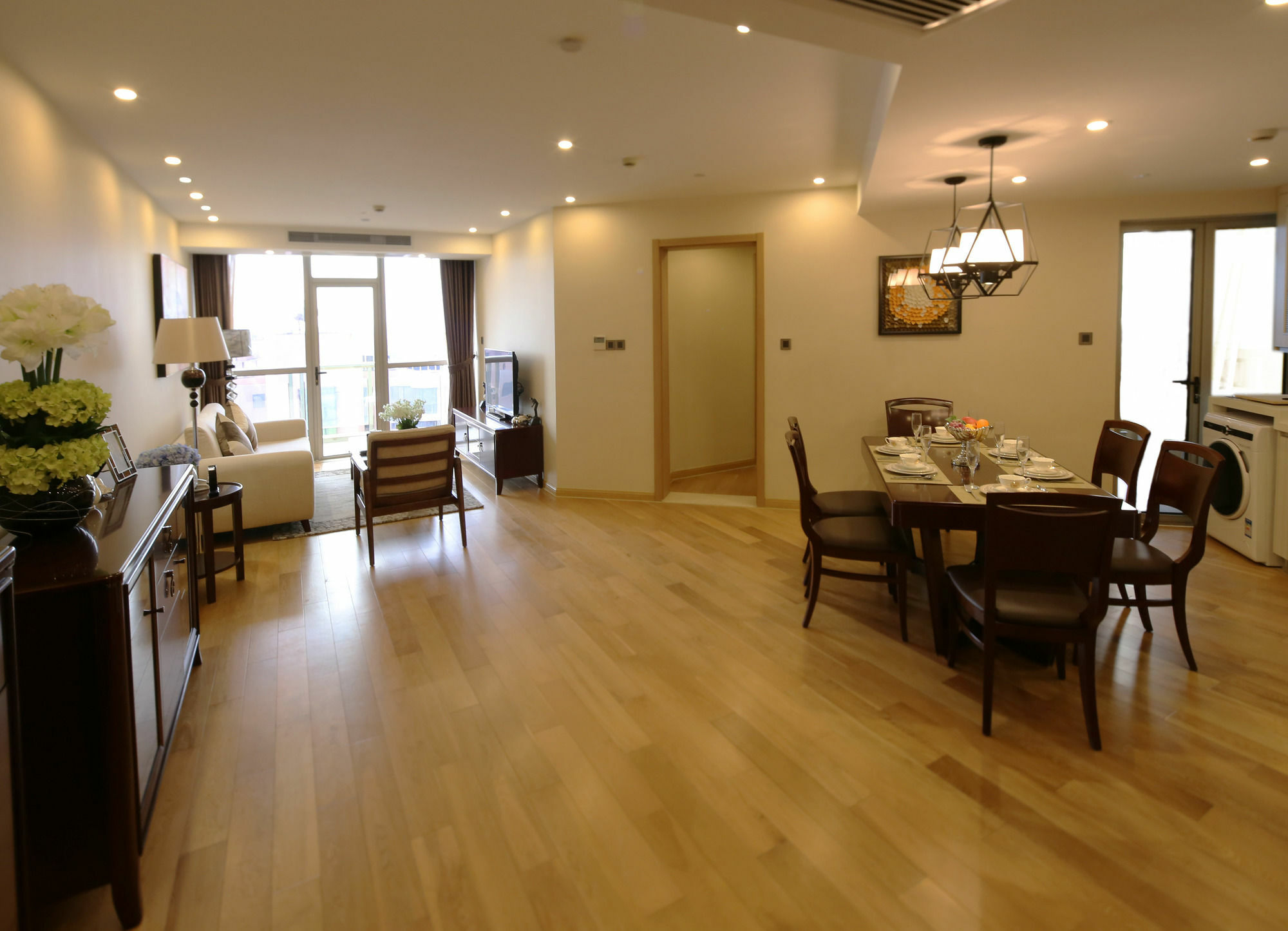 Green Court Residence Jinqiao Diamond Şanghay Dış mekan fotoğraf