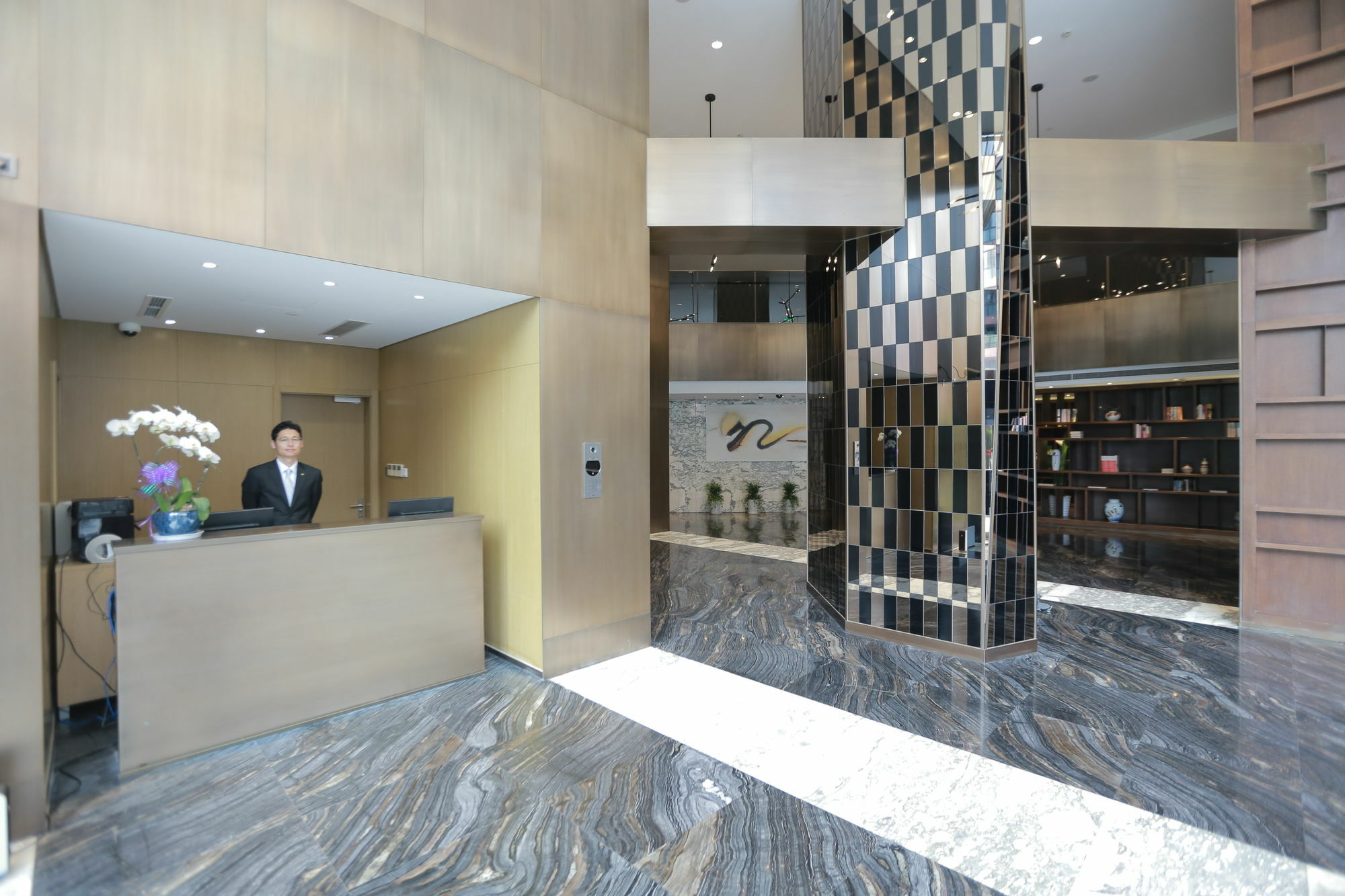 Green Court Residence Jinqiao Diamond Şanghay Dış mekan fotoğraf